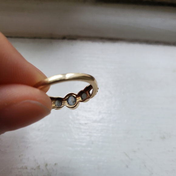COPY - 10k solid yellow gold Cat eye ring size 5 - Picture 10 of 12